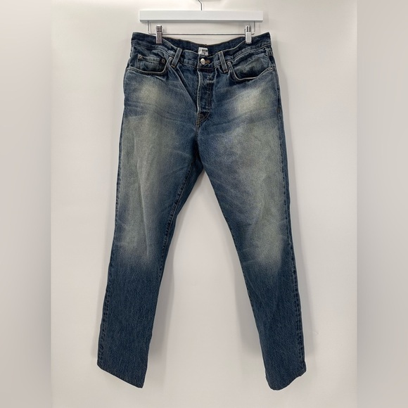 Buck Mason Standard Fit The Boss Wash Jeans Mens Size 33 X 31 - Picture 1 of 5